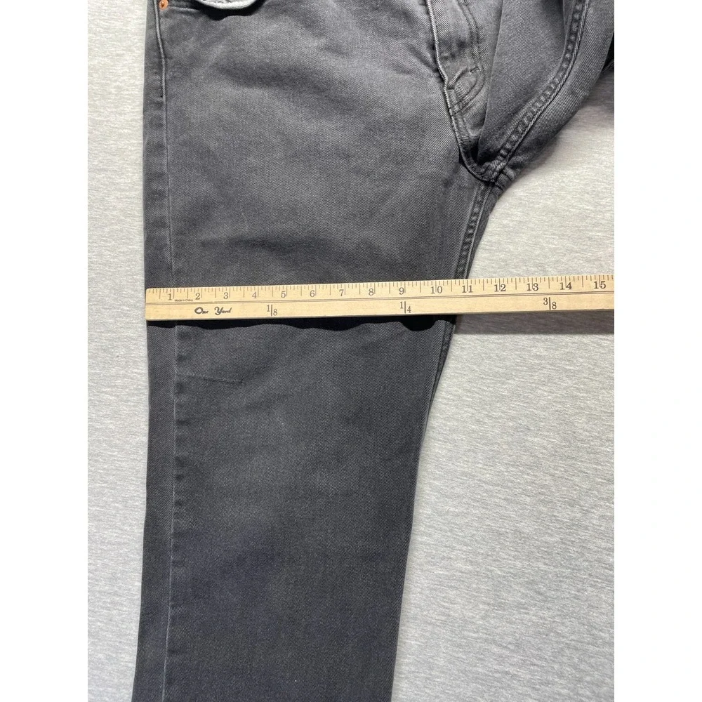 Levi's 511 Slim Fit Jeans Mens 38x32 (Fits 37x31) Dark Gray Denim Straight Leg